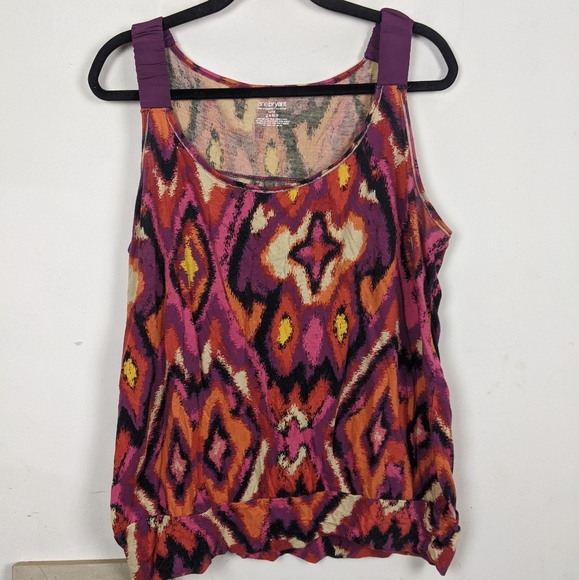 Lane Bryant Multicolor Tank Top - Picture 1 of 6